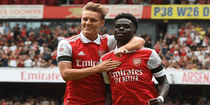 Bộ khung Bukayo Saka, Martin Odegaard của Arsenal đang tụt giảm phong độ